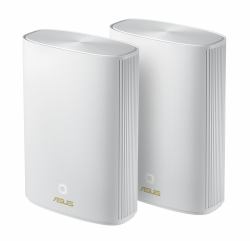 ASUS ZenWiFi AX Hybrid [XP4] Doble banda [2,4 GHz / 5 GHz] Wi-Fi 6 [802.11ax] Blanco 2 Interno (ASUS ZENWIFI XP4 MESH WIFI 6 AX1800 2PK)