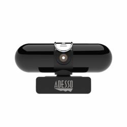 Adesso CyberTrack H7 cámara web 4 MP 2560 x 1440 Pixeles USB 2.0 Negro (2K [5.0 MP] QUAD HD WEBCAM W/ - BUILDIN MICROPHONE CYBERTRACK H7)