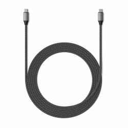 Satechi ST-TCC2MM cable USB 2 m USB C 0,48 Gbit/s 100 W Negro, Gris 