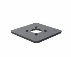 Ergonomic Solutions SpacePole POS SPM144-02 accessorio di sistema POS Piastra POS Nero Metallo (150x150mm Baseplate 5mm - - BLACK - Warranty: 60M)