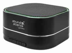 Manhattan 164993 altavoz portátil o de fiesta Negro 3 W (METALLIC BLUETOOTH SPEAKER- - MIC/FM RADIO MICRO SD BLACK)