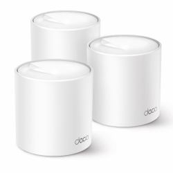 TP-Link Deco X50 [3-pack] Dual-band [2.4 GHz/5 GHz] Wi-Fi 6 [802.11ax] Bianco Interno (TP-LINK AX3000 WH MESH WIFI 6 SYS 3PK)