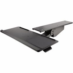 StarTech.com Bandeja para Teclado y Ratón para Debajo del Escritorio - de 30cm x 78cm - de Altura Ajustable - Soporte Ergonómico para Teclado y Mouse con Soporte para las Muñecas - Giro e Inclin...