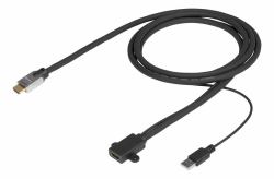 vivolink PROHDMIHDMFM2-LSZH cable HDMI 2 m HDMI tipo A [Estándar] Negro 