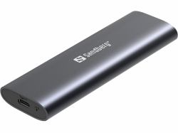 Sandberg 136-39 contenitore di unità di archiviazione Box esterno SSD Nero M.2 (USB 3.2 Case for M.2+NVMe SSD - USB 3.2 Case for M.2+NVMe - SSD, SSD enclosure, M.2, M.2, 10 Gbit/s, USB connectivit...