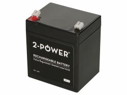 2-Power 2P5-12 batería para sistema ups Sealed Lead Acid [VRLA] 12 V 5 Ah (2-Power 12V 5Ah VRLA Security Battery)