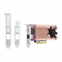 QNAP QM2 CARD tarjeta y adaptador de interfaz Interno PCIe (QM2 series 2 x PCIe 2280 M.2 SSD slots PCIe Gen3 x 8 1 x AQC113C 10GbE NBASE-T port)