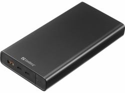 Sandberg 420-63 batería externa Ión de litio 40000 mAh Negro (Powerbank USB-C PD 127W 40000 - Powerbank USB-C PD 100W 38400 - Warranty: 60M)