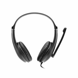 Canyon CNS-CHSU1B auricular y casco Auriculares Alámbrico Diadema Llamadas/Música USB tipo A Ne...