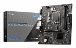 MSI PRO H610M-G DDR4 placa base Intel H610 LGA 1700 micro ATX (MSI PRO H610M-G DDR4 S1700/DP-HDMI-VGA/M.2/LAN/ÂµATX)