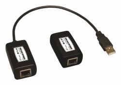 Tripp Lite B202-150 moltiplicatore per console Trasmettitore e ricevitore da console (Eaton Tripp Lite Series 1-Port USB Over Cat5/Cat6 Extender Video Transmitter Receiver 150' - Prolunga USB - USB...