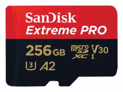 SanDisk Extreme PRO 256 GB MicroSDXC UHS-I Classe 10 (CARD 256GB Sandisk Extreme Pro microsdxc 200MB/s + Adapter)