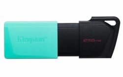 Kingston Technology DataTraveler 256GB USB3.2 Gen1 Exodia M [Nero + Verde ottanio] (Kingston DataTraveler ExodiaM DTXM/256GB USB Flash Drive, 256GB, USB 3.2, Turquoise / Black, Moving Cap Design)
