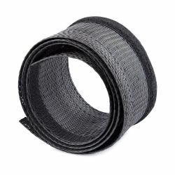 StarTech.com Guaina per cavi da 3 m con chiusura a strappo, accorciabile, diametro 3 cm, organizzatore per cavi di rete / guaina per fasci di cavi / robusto avvolgicavo con maglia in poliestere, Ne...