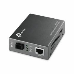 TP-Link MC112CS convertitore multimediale di rete 100 Mbit/s Modalità singola Nero (TP-LINK RJ45 TO SINGLE-MODE SC FIB CONV)
