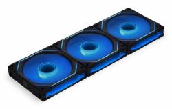Lian Li Uni Fan SL-INF Carcasa del ordenador Ventilador 12 cm Negro 3 pieza[s] (Lian Li UNI SL120 INF Addressable RGB Black 120mm Triple Fan Pack)