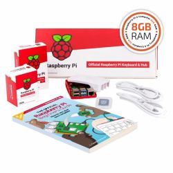 Raspberry Pi SI-RPI4B-FULL8GB scheda di sviluppo BCM2711 1500 MHz (RASPBERRY PI 4B 8GB FULL KIT - WITH RED / WHITE HOUSING)
