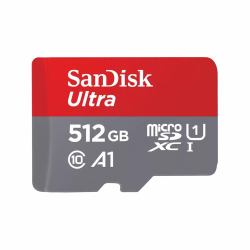 SanDisk Ultra 512 GB MicroSDXC UHS-I Classe 10 (CARD 512GB Sandisk Ultra microsdxc 150MB/s +Adapter)