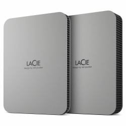 LaCie Mobile Drive [2022] disco rigido esterno 2 TB 2.5" USB tipo-C 3.2 Gen 1 [3.1 Gen 1] Argento (LaCie Mobile Drive STLP2000400 - Hard drive - 2 TB - external [portable] - USB 3.2 Gen 1 [USB-C co...