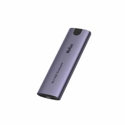 netac WH51 Caja externa para unidad de estado sólido [SSD] Púrpura M.2 
