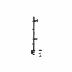 Kensington Brazo vertical para dos monitores (Kensington - Mounting kit [dual arm, C-clamp 10-88 mm, grommet mount 10-88 mm, pole, 2 VESA plates] - full-motion - for 2 flat panels - vertical stacki...