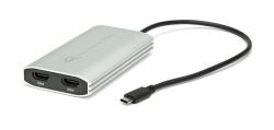 OWC CADPDL2HDMI Adaptador gráfico USB 3840 x 2160 Pixeles Plata (OWC USB-C Dual HDMI 4K Display Adapter)