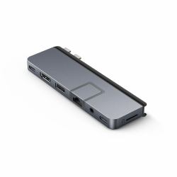 hyper HD575-GRY-GL base para portátil y replicador de puertos USB 3.2 Gen 1 [3.1 Gen 1] Type-C G...