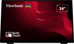 Viewsonic TD2465 pantalla de señalización Panel plano interactivo 61 cm [24"] LED 250 cd / m² Full HD Negro Pantalla táctil (TD2465, 24", Full HD - [1920x1080], 10-point PCAP VA - LED Touch Mon...