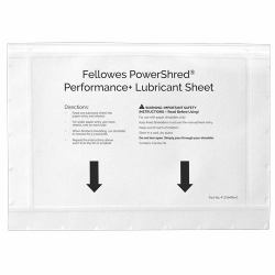 Fellowes 4025601 accesorio para destructoras de papel Hojas lubricantes 10 pieza[s] (Fellowes Performance+ Shredder Lubricant Sheets x10)