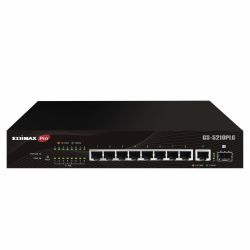 Edimax Switch GS-5210PLG Gestionado Gigabit Ethernet [10/100/1000] Energía sobre Ethernet [PoE] ...