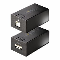 StarTech.com Extensor USB 2.0 por Cable Cat5e/Cat6 [RJ45] - Juego Adaptador de USB por Ethernet de 150m - Alargador USB Alimentado Externamente - Conversor USB a Ethernet - 480Mbps (Startech USB 2....