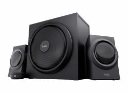 Trust Yuri conjunto de altavoces 60 W Universal Negro 2.1 canales De 1 vía 15 W (Trust Yuri - hÃ¸jttalersystem - til PC)