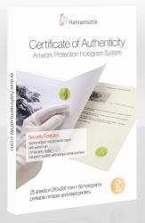 Hahnemühle 10640397 papel fotográfico A4 Blanco Mate (CERTIFICATEOFAUTHENTICITY-A4 25S 150)