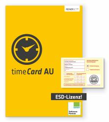 Reiner SCT timeCard AU, 50 employees, ESD, 1 year Comercial 1 licencia[s] Descarga electrónica d...