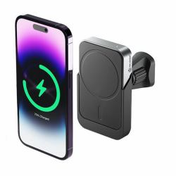 ALOGIC MSCCM cargador de dispositivo móvil Smartphone Negro USB Cargador inalámbrico Carga rápida Auto (MAGSAFE CHARGER WITH CAR MOUNT - )