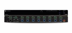 Atlona AT-HDR-CAT-8 matriz de conmutación 128,6 W (AT-HDR-CAT-8 - Eight-Output 4K HDR HDMI to HDBaseT Distribution Amplifier)