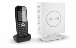 Snom M430 Teléfono DECT Identificador de llamadas Negro, Blanco (SNOM M430 EU - M430 BUNDLE EU)