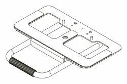 Kramer Electronics 60-1000499 soporte para cámara Aluminio (K-Bar Camera Bracket - Camera [sound bar] Bracket)