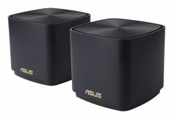 ASUS ZenWiFi XD4 Plus [B-2-PK] Doble banda [2,4 GHz / 5 GHz] Wi-Fi 6 [802.11ax] Negro Interno (ZENWIFI XD4 PLUS 2PK BLACK)