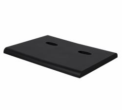 B-Tech BT8385-TCB/B accesorio para pantalla mural de vídeo Negro (BT8385-TCB/B Freestanding Floor Base for Twin BT8385 Columns)