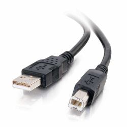 C2G Cable USB 2.0 A/B de 1 m, negro (3.3ft [1m] USB 2.0 A/B Cable - Black)