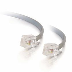 C2G 3m RJ11 6P4C Straight Modular Cable (C2G 3m RJ11 6P4C Straight Modular Cable)