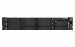 QNAP TS-855EU-RP NAS Armadio [2U] Intel Atom® C5125 8 GB DDR4 0 TB QuTS hero Nero (8-bay short depth rackmount NAS Intel Atom C5125 8C 2.8GHz 8GB RAM 2 x 2.5GbE 2 x M.2 2280 2 x PCIe Gen3 x4 4 x U...