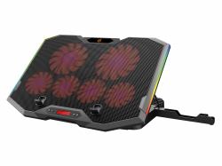Conceptronic THYIA01B almohadilla fría 43,2 cm [17"] Gris (Thyia Ergo 6-Fan Gaming - Laptop Cooling Stand - Warranty: 12M)
