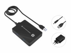 Conceptronic HUBBIES11BP base para portátil y replicador de puertos USB 3.2 Gen 1 [3.1 Gen 1] Ty...