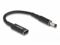DeLOCK Cavo adattatore per portatile Cavo di ricarica USB Type-C femmina per 5,5 x 2,1 mm maschio 15 cm (Delock Adapter cable for Laptop Chargi)