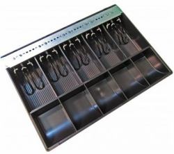 apg Solutions PK-15U-5-BX bandeja para cajón portamonedas Metal, Plástico Negro (ADJUSTABLE TILL 5B X 5C FOR - S100)