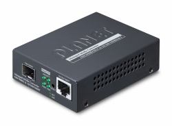 PLANET Web/SNMP Man convertidor de medio Negro 