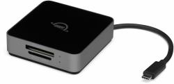 OWC Atlas lettore di schede USB 3.2 Gen 2 [3.1 Gen 2] Type-C Nero (OWC USB-C Dual-slot CFexpress Type B and SDXC UHS-II Card Reader)