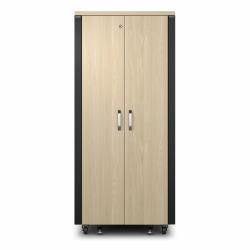 APC AR4032IA rack 32U Rack indipendenti Colore acero, Nero (APC NETSHELTER SOUNDPROOF - SERVER RACK 32U 230V 1666H X 750)